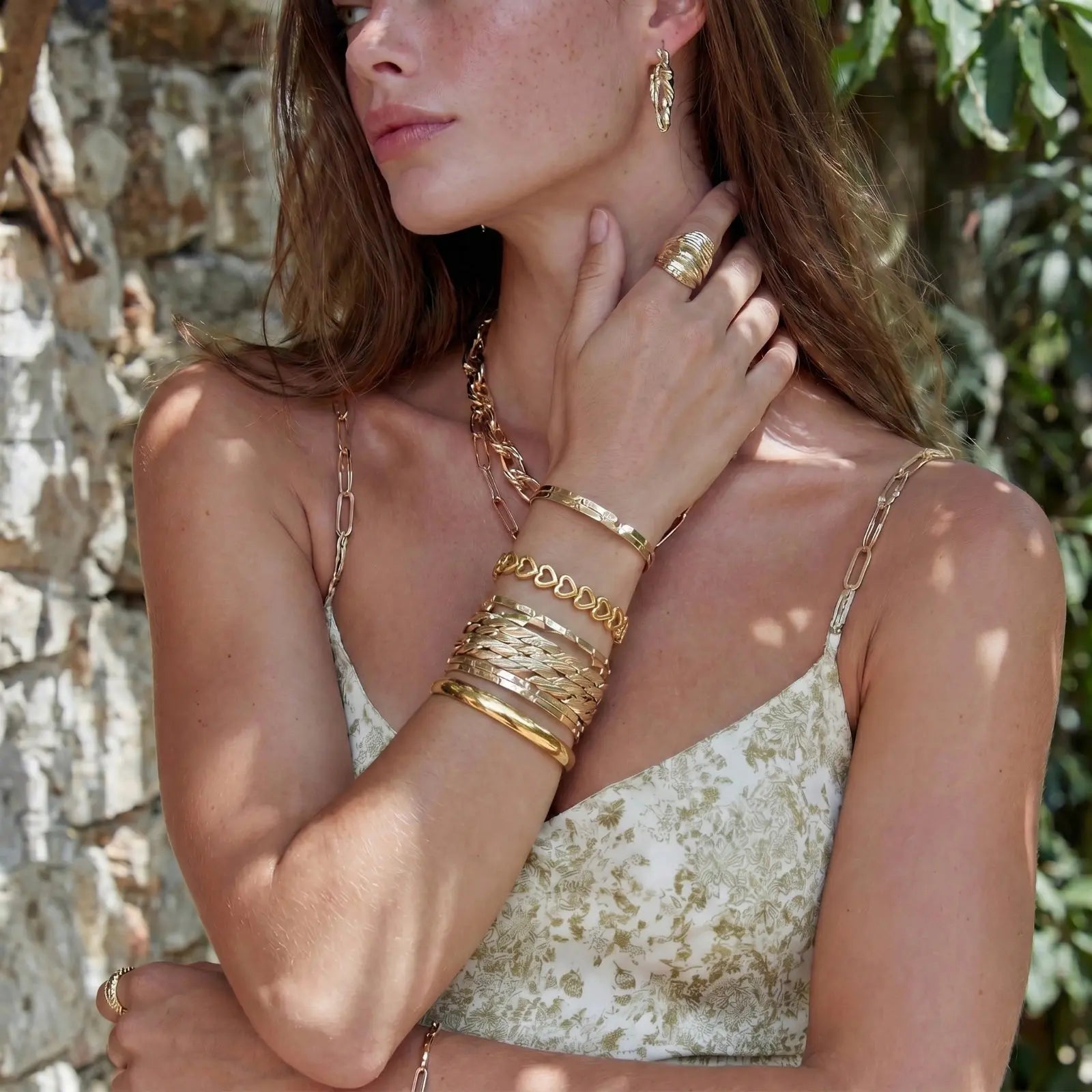 Linked Hearts Bangle ALFÉ